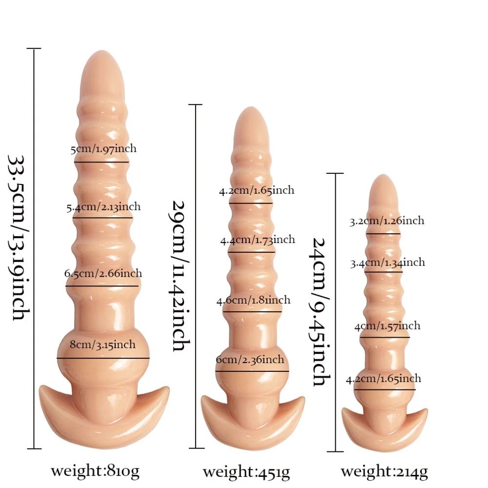 Large Butt Plug Sex Toys Long Anal Dildo For Women Men Huge Dilator Balls Big Beads Erotic Sexy Plugs Funny Adult Giant Analplug