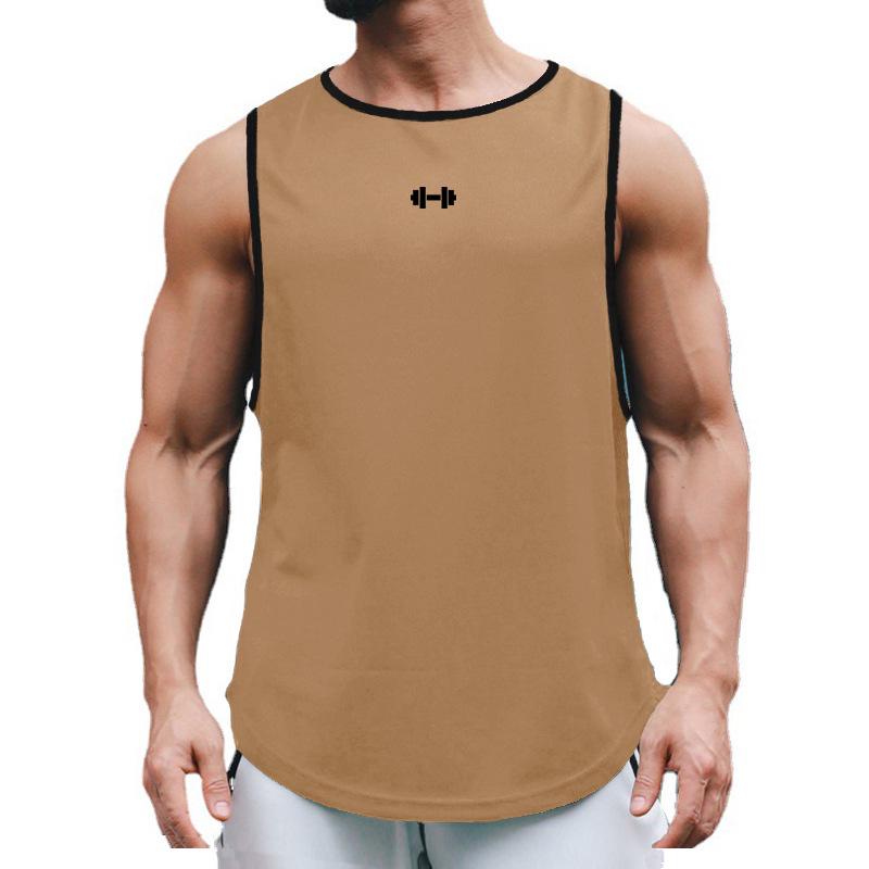 Men's Quick-Dry Sleeveless Sports T-shirt - Breathable Summer Running Vest