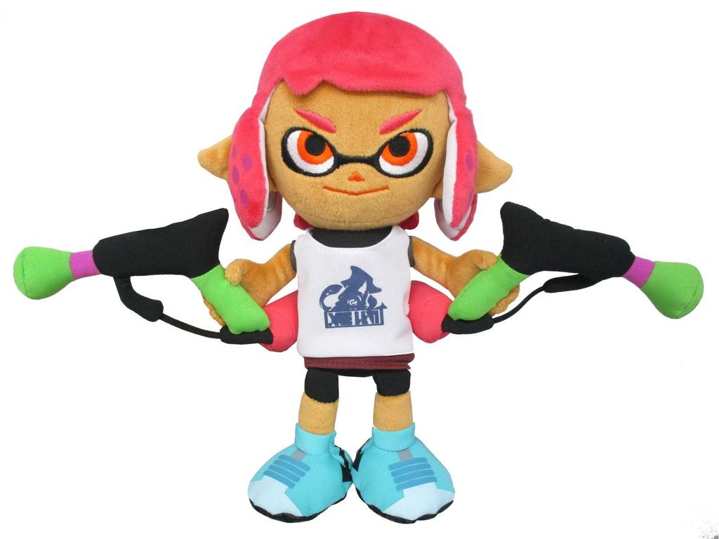 Sanei Boeki Splatoon 2 ALL STAR COLLECTION Girl (S) W12 x D17 x H23cm Plush Toy SP26