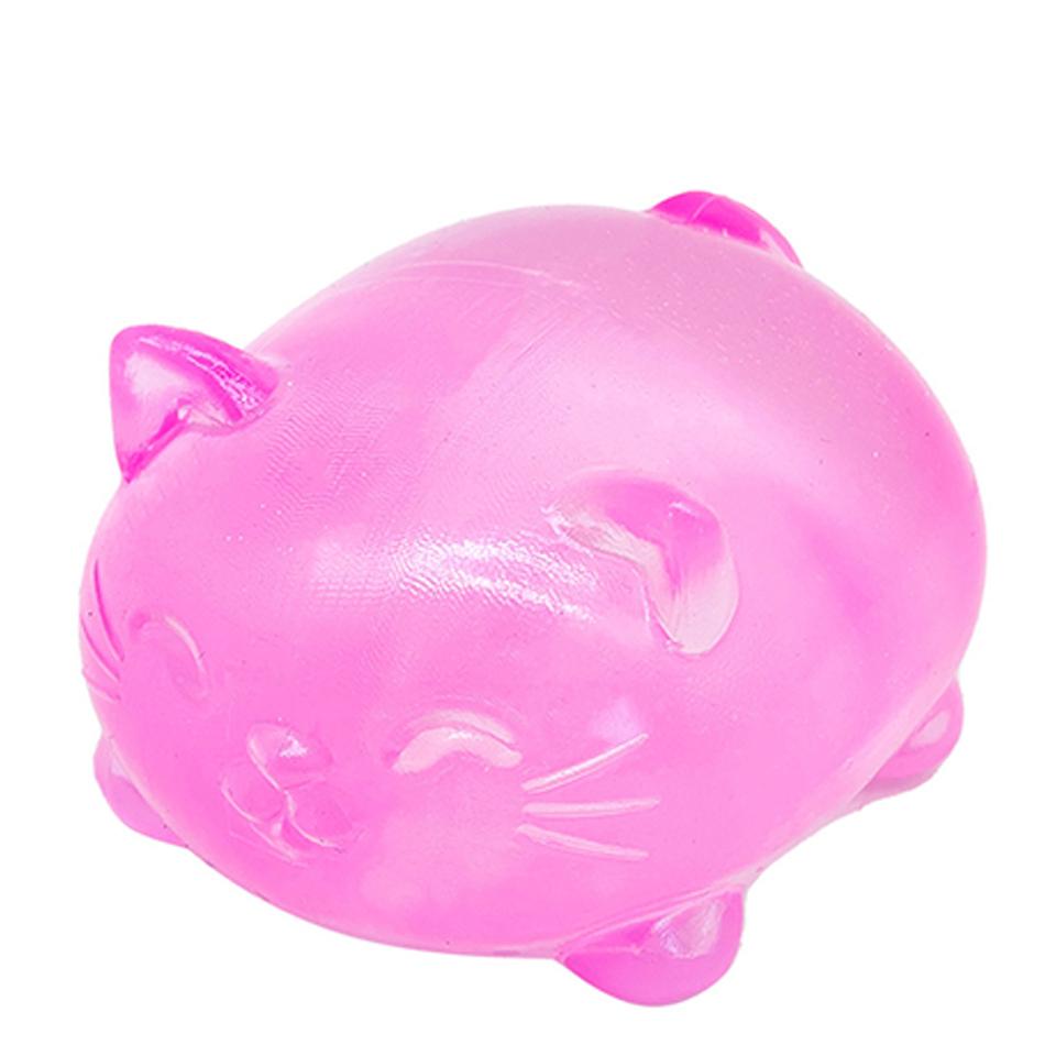 

Mini Cute Cat Maltose Decompression Toy Non Stick Odorless Non-toxic Fun Toy Pressure Relief Tool For Adults and Students