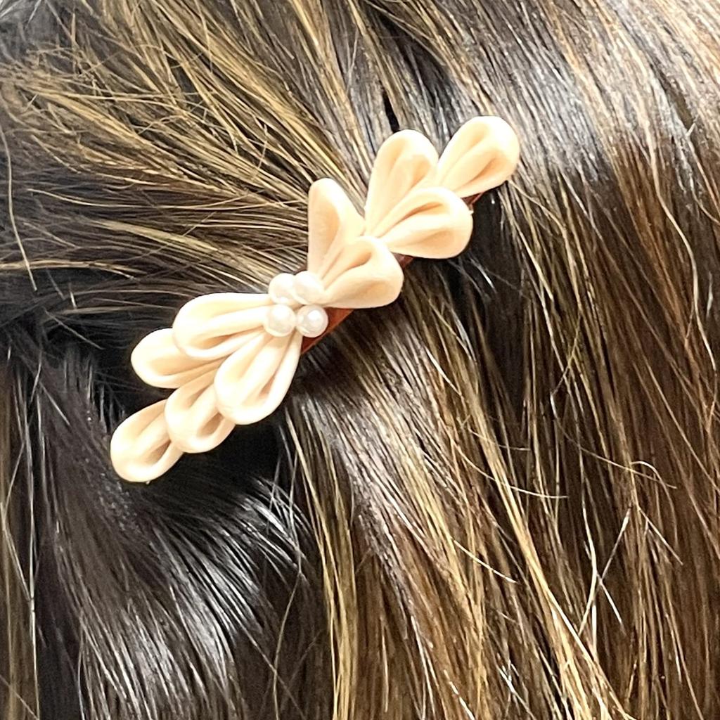 Tsumami Zaiku Barrette M em-151 (Off White)