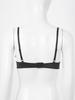 Womens Sexy Lingerie Lace Floral Sheer Hollow Out Wireless Unlined Bra Tops