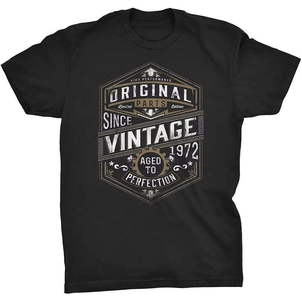 

Подарочная рубашка на 50-летие для мужчин - винтаж 1972 года, выдержанная до совершенства - подарок на 50-летие L