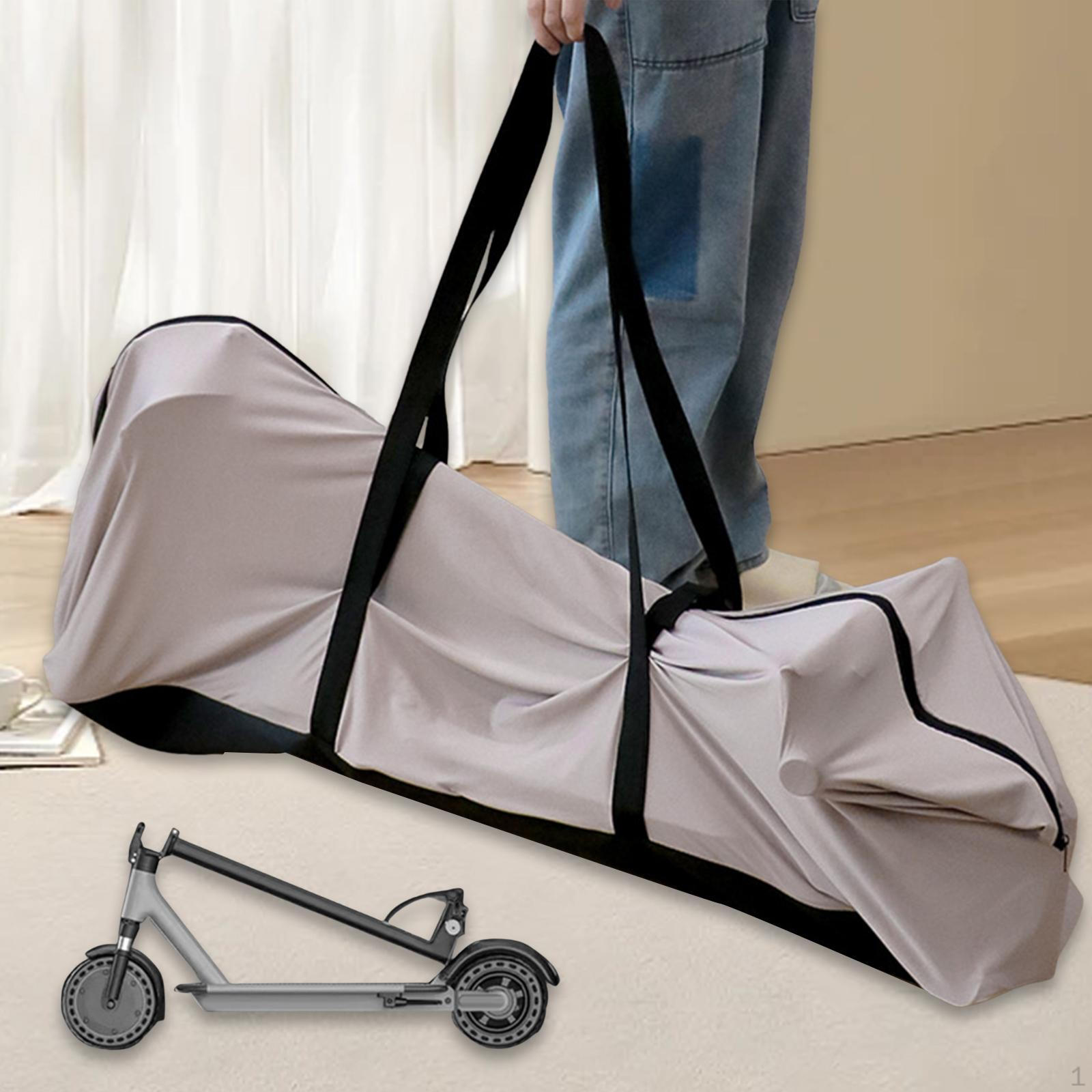 

Carrying Bag for Electric Bike Cover Accessories Travel with Fixed Straps Lightweight Zipper Closure сірий