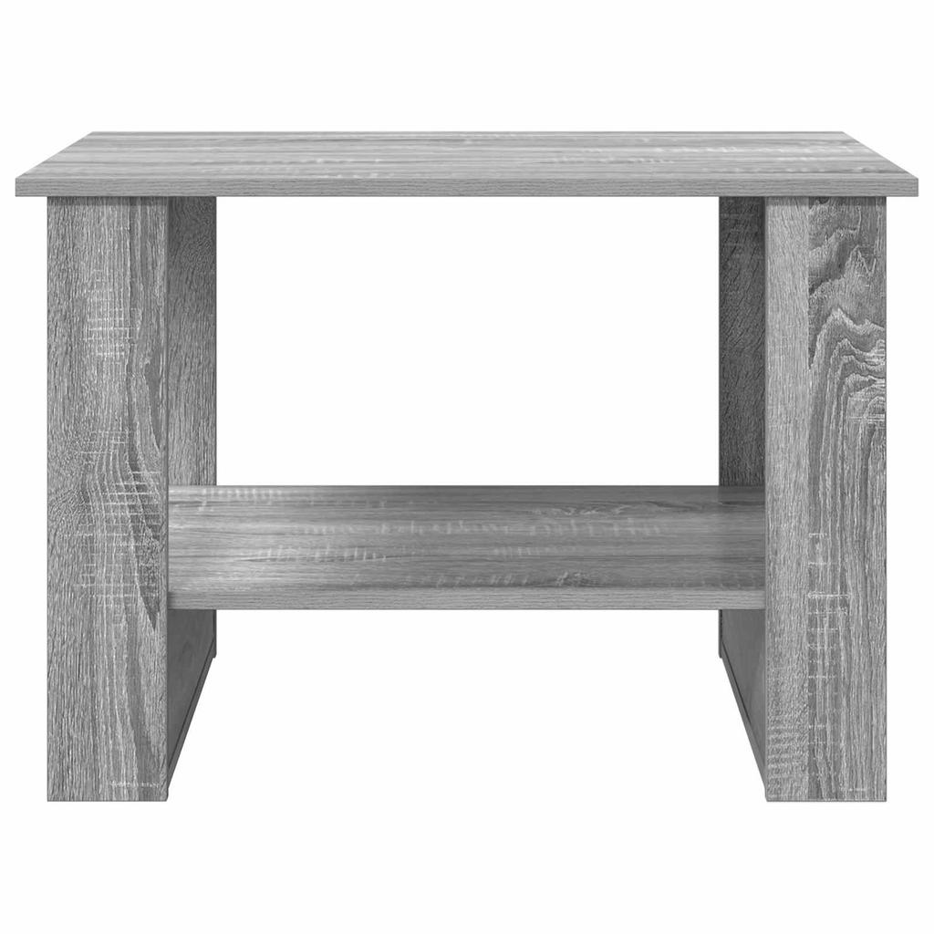 Coffee Table Grey Sonoma 72 x 50 x 50 cm Engineered Wood