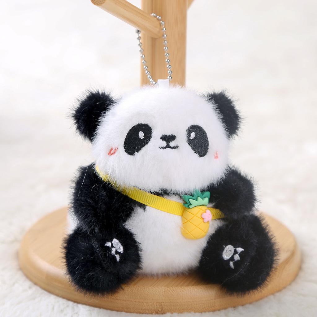 Panda Puppe Anhänger Schlüsselanhänger kleine Puppe Schmuck Plüschtier Mädchen Geschenk Rucksack Anhänger Puppe