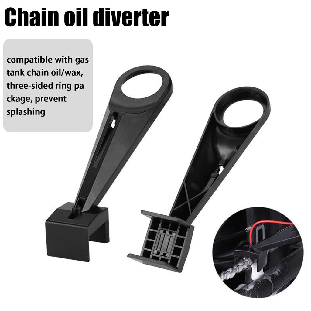 Motorcycle Chain Cleaning Kit 4 Piece Set Lube Applicator for Oil Chainsaw Accessories Oiling Diverter Cleaning Tool Ergonomic