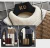 2023 Boys' Half-High Collar Thickened Sweater for Teens