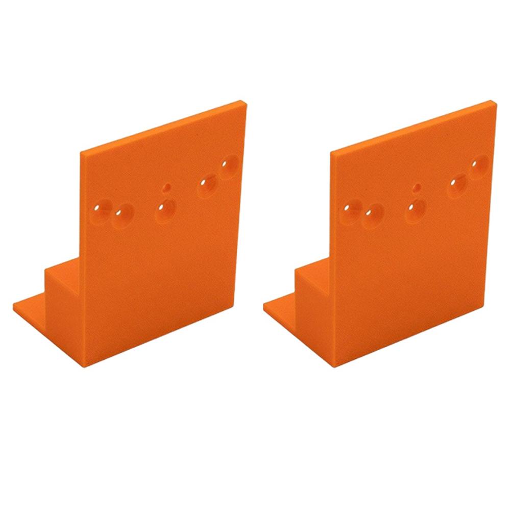 Stepped Positioning Plate for Wardrobe Side Closing Applications with Stair Step Design for Accurate Vertical Limit Alignment