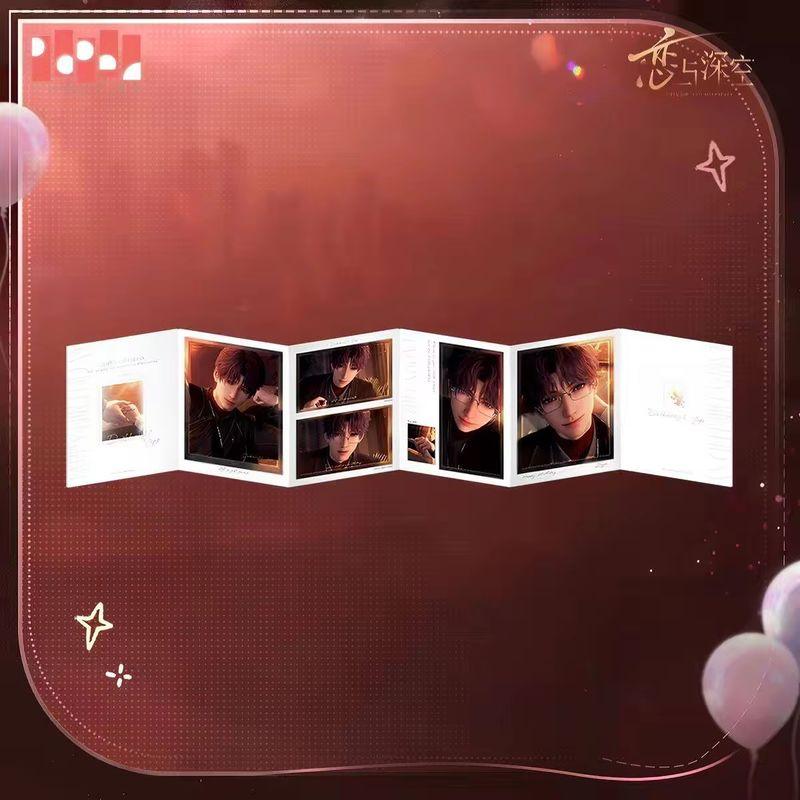 Genuine Love and Deepspace Rafayel Birthday Cosplay Badge Cartoon Card Instant Imaging Cards Emblem Protector Album Gift