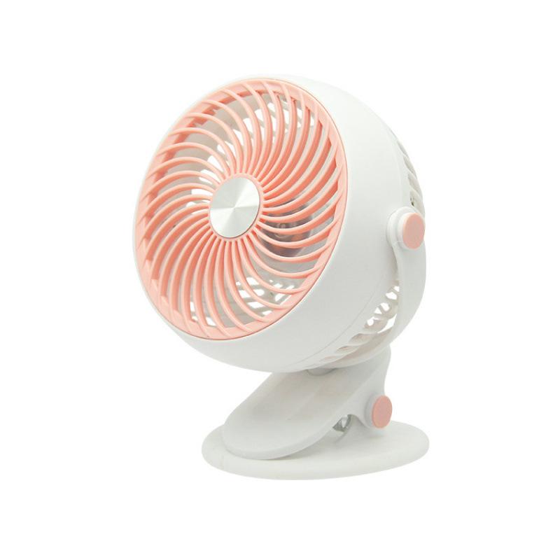 

USB Dual-Powered Compact Clip-On Fan for Desk or Dorm Use English Packaging