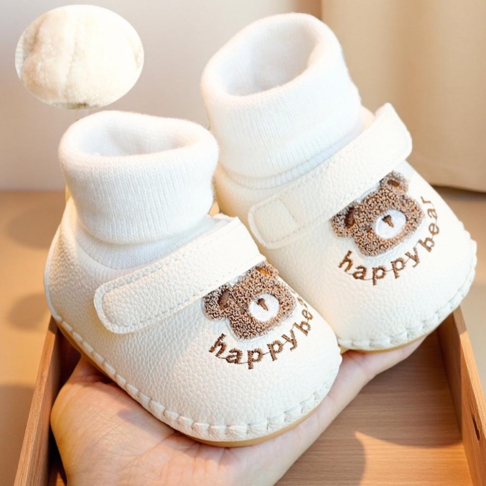 Мягкие Нескользящие Флисовые Ботиночки для Малышей 0-1 Года Size 12 (Insole 12cm)