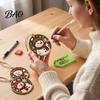 Christmas Tree Hanging Decor 12Pcs DIY Rhinestone Painting Ornament Kit, Faux Pearl Supplies for Adults Art Adults, Holiday Wreath Mantel Craft