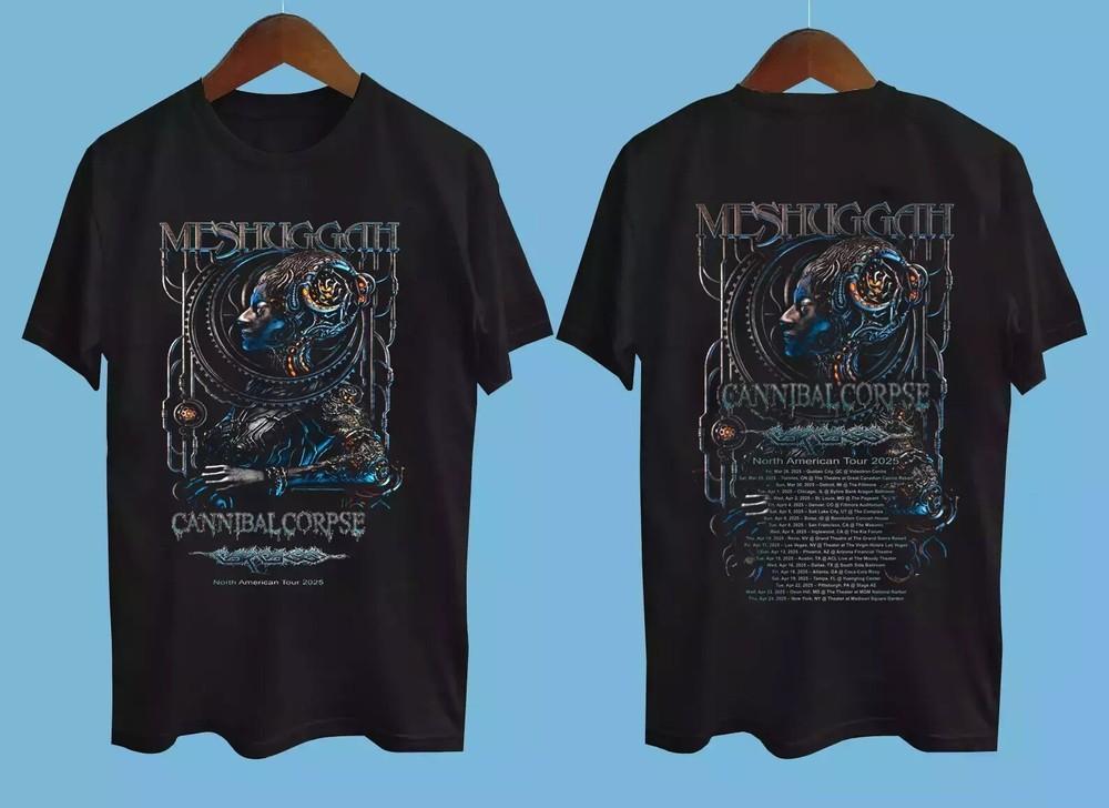 

Meshuggah Announce 2025 North American Tour Gift For Fan S to 5XL T-shirt BT688 Unisex T-Shirt XL