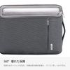 LANDICI Protective Computer Compatible with inch Surface Pro Surface Laptop Go MacBook Air iPad and with Gray 360° Case, 11.6-12.9 Inch,