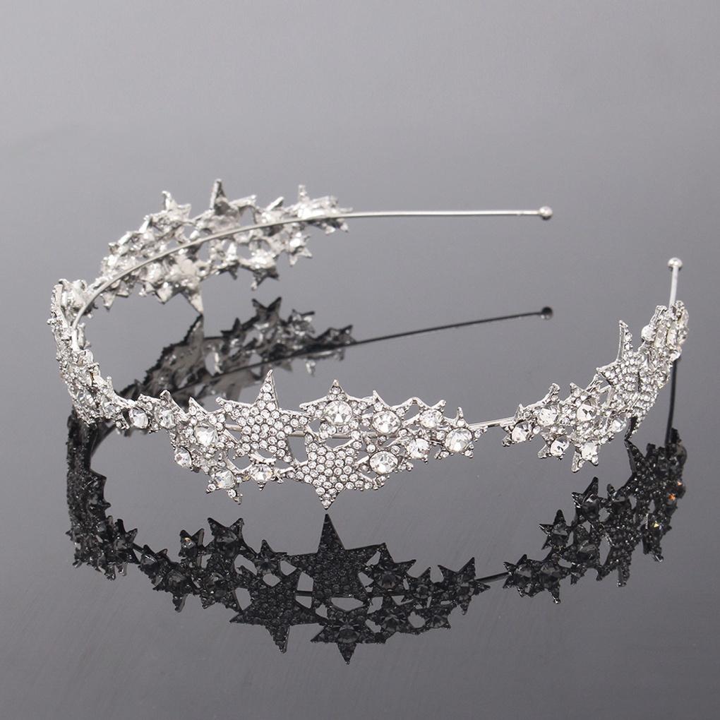 Women's Tiara Hairband Accessory Photo Shoot Cubic Headband