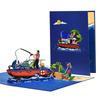 3D Hot Pop Up Happy Birthday Cards Invitation Cake Greeting Card Business Kids Gift Tourist Postcard For Friend Dad Mom Present