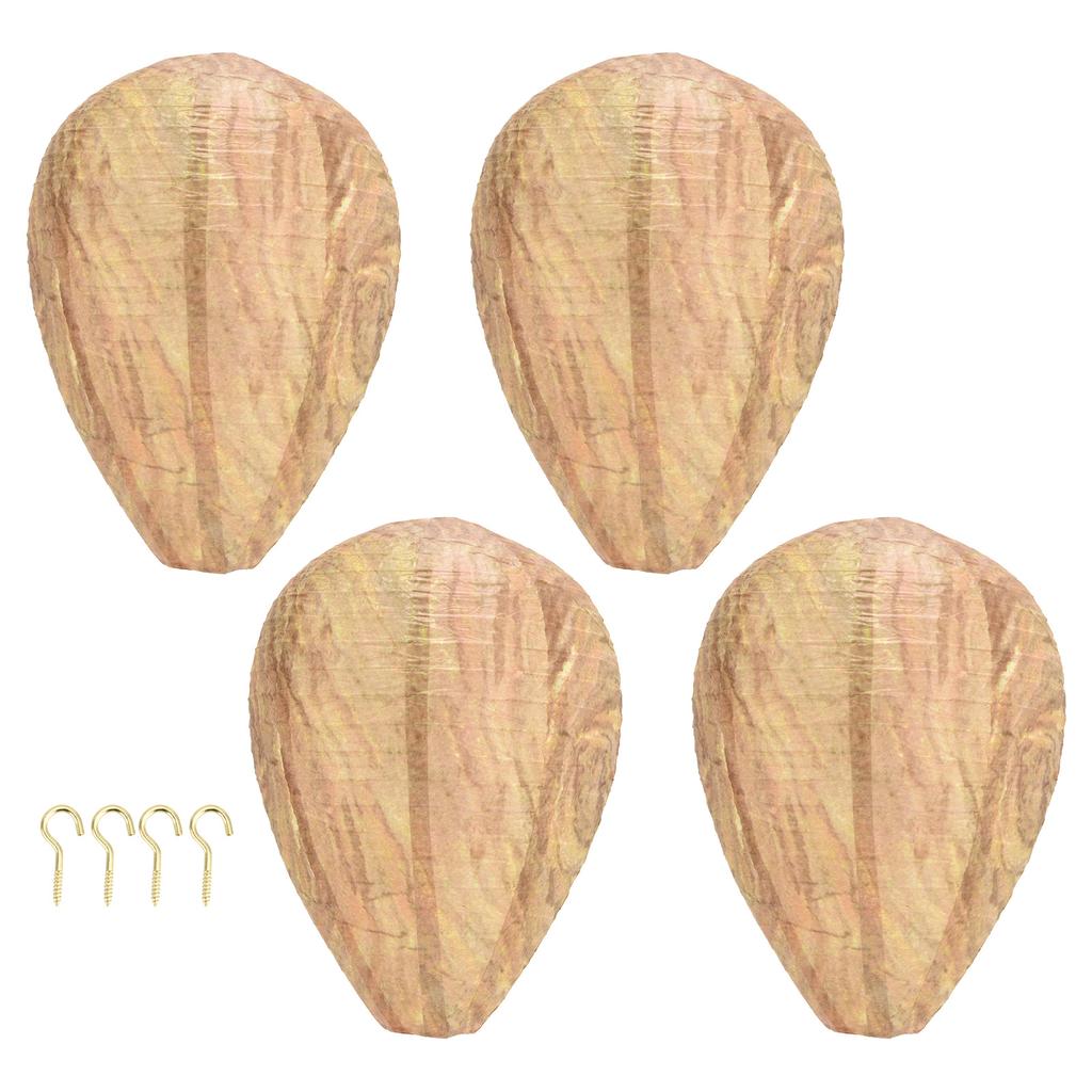 4Set MidAutumn Festival Paper Ball Lampshade Hanging Lampshade for Wedding Birthday Party Holiday