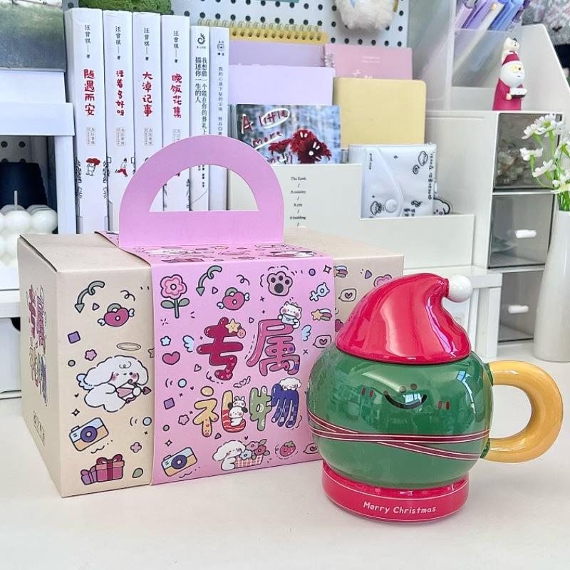 Christmas Little Snowman Mug Cute Practical Ceramic Mug for Girlfriends Birthday Gift Souvenir Gift for Girls