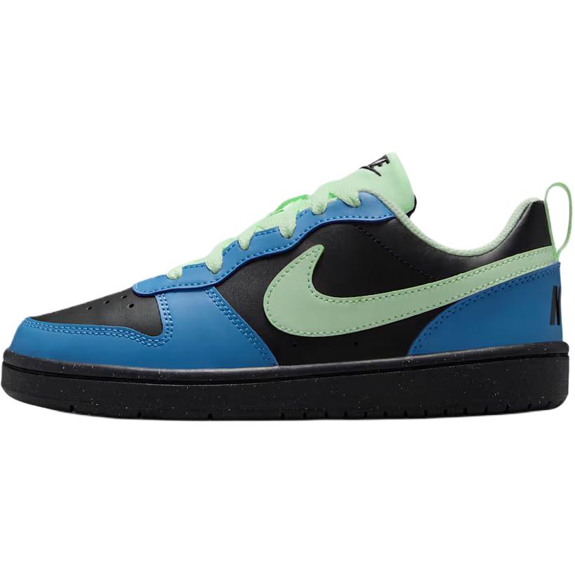 

Nike Court Borough Versatile Comfortable Low-Top Kids Skate Shoes Kids sneaker Black Blue Green DV5456-012 38.5