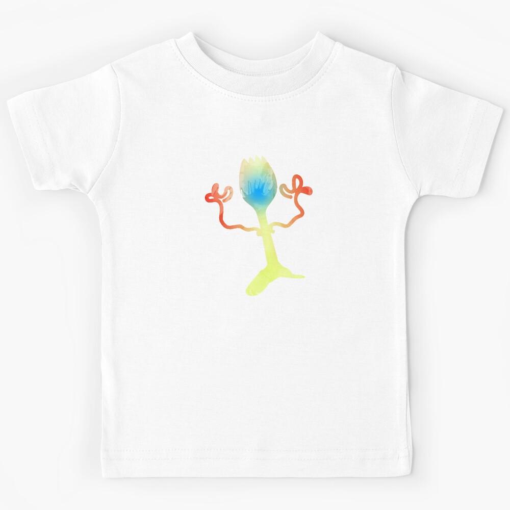 Fork Inspired Silhouette Kids T-Shirt 150