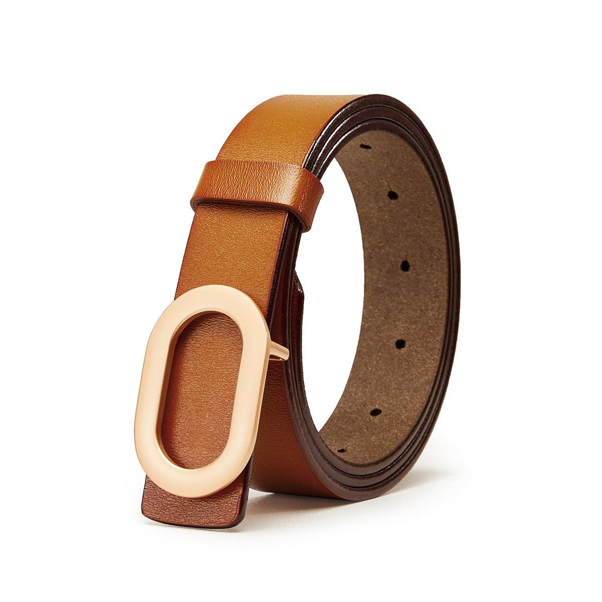 

Belt Women S New Thin Belt Smooth Buckle Women S Dress Decorative Versatile Skirt Women S Pants Women S 105cm
