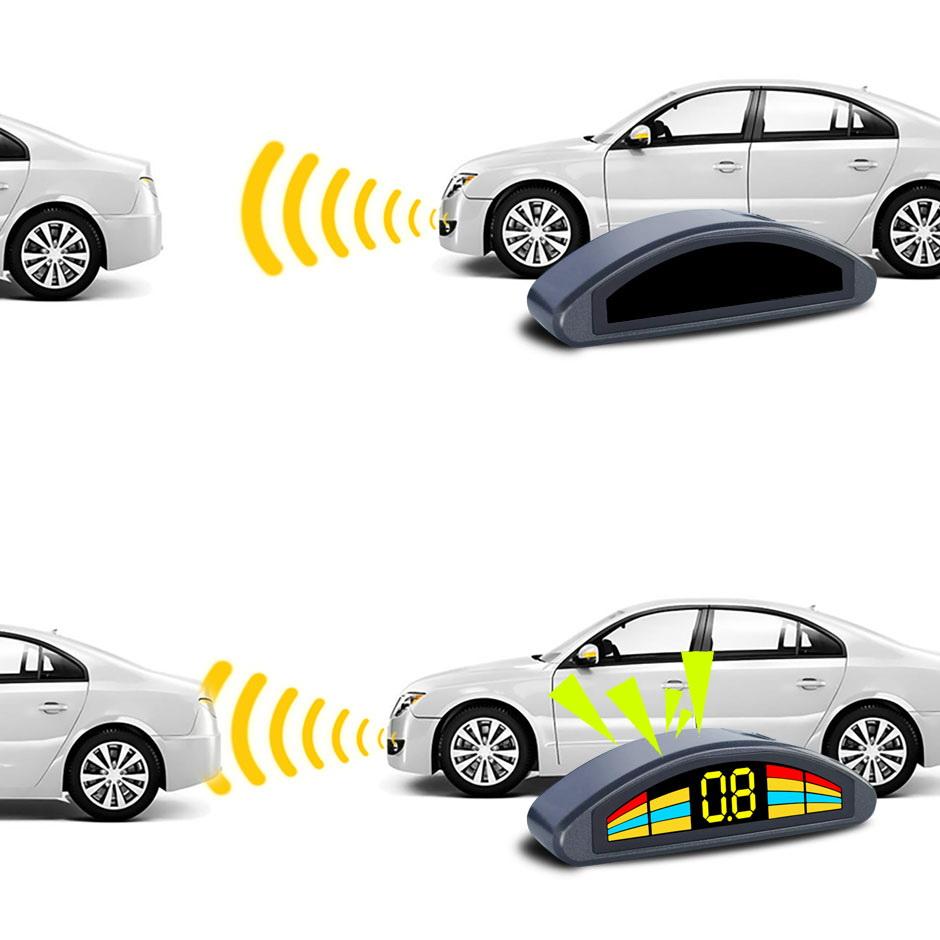 Professional Front Parking Sensor Kit Auto Car Prefix Parktronic Vehicle Assistant System Buzzer Alarm Volume Not Backup Radar