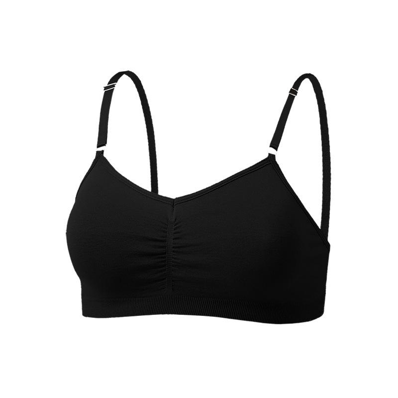 

Европейский размер женский однотонный бюстгальтер с одной чашкой бесшовный без стального кольца пуш-ап нижнее белье летний тонкий бюстгальтер большого размера XL чёрный