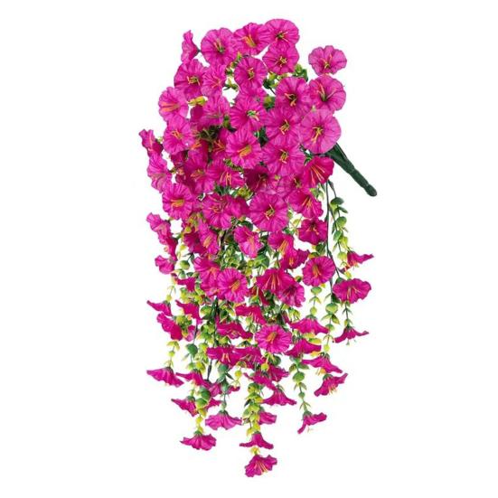 

Имитация ипомеи, изысканное мастерство, искусственные цветы, яркий цвет, простота в уходе, праздничная вечеринка