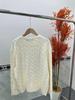 Women's Retro Cable Knit Sweater – New 2025 Loose-Fit Long Sleeve Autumn Knitwear