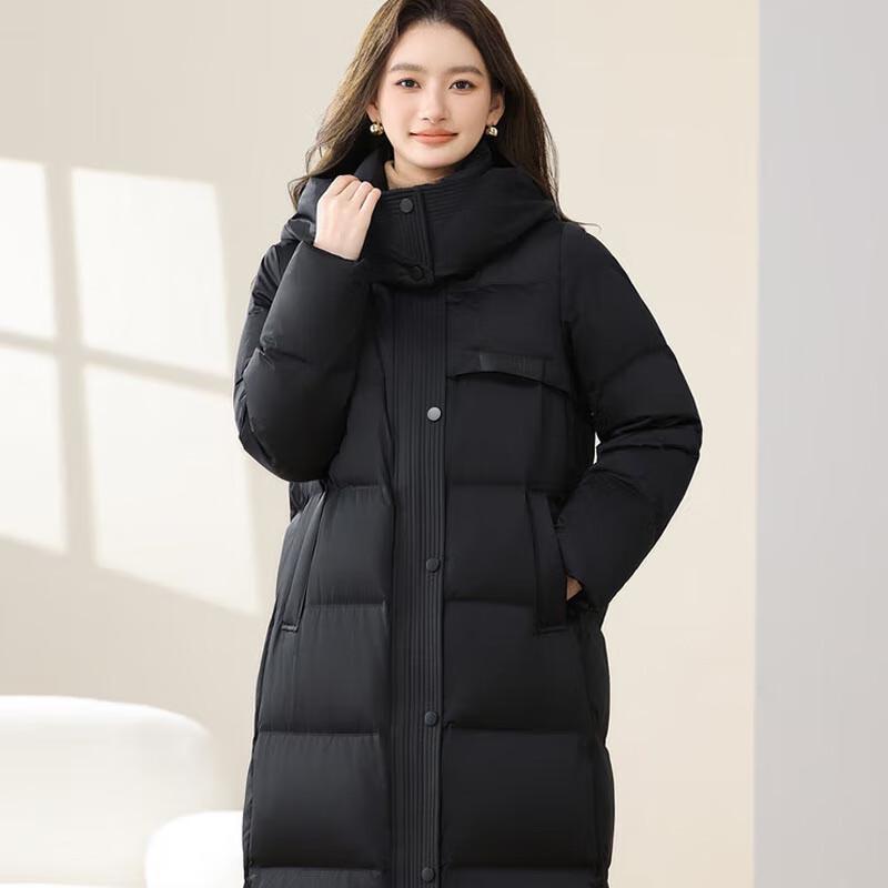 Snow Flying Women's Long Straight Warm Goose Down Jacket X40143216F