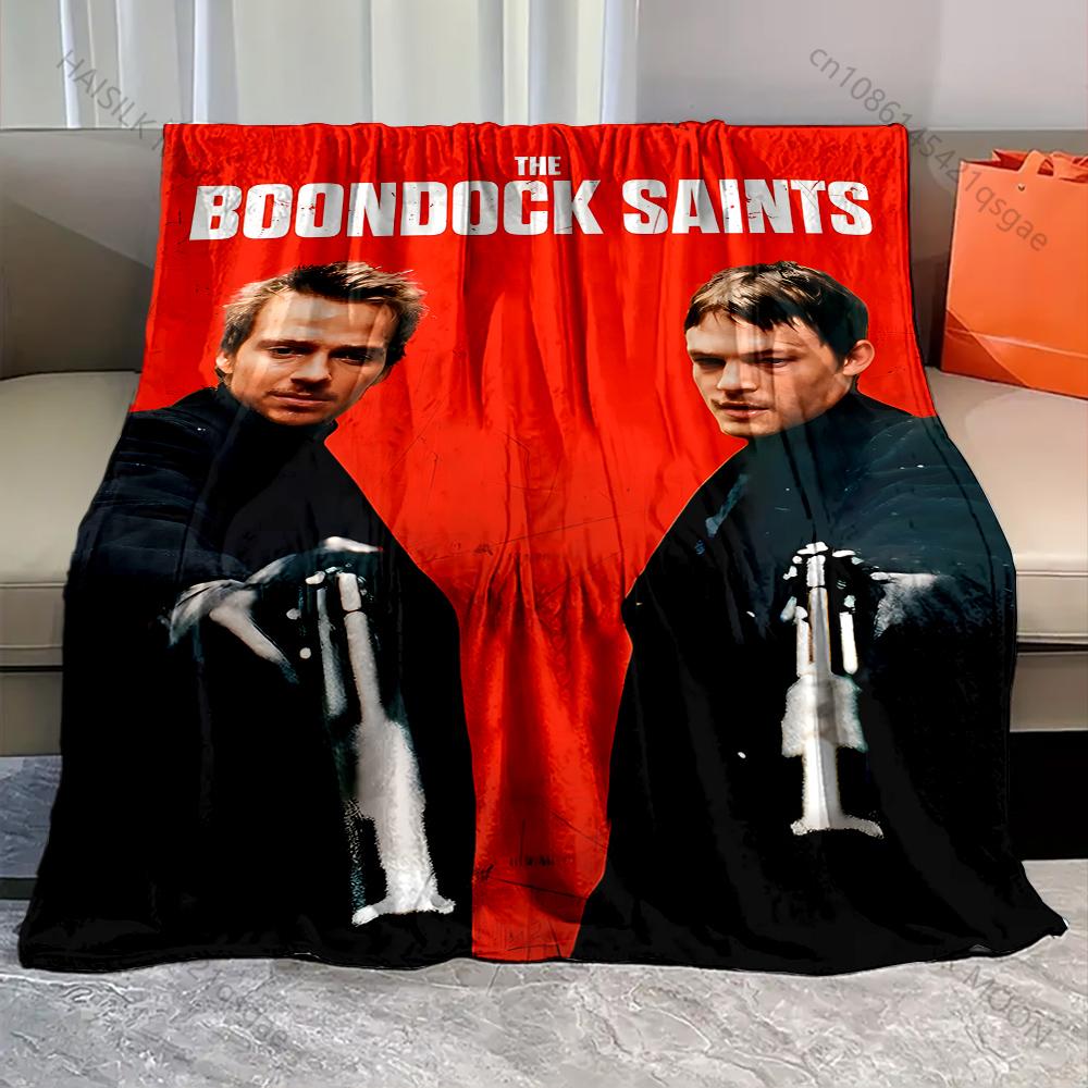 

Neon red background dual gun figures Print Adult Child Warm Blankets Home Travel Car Soft Comfortable Suitable for all seasons 75x90cm