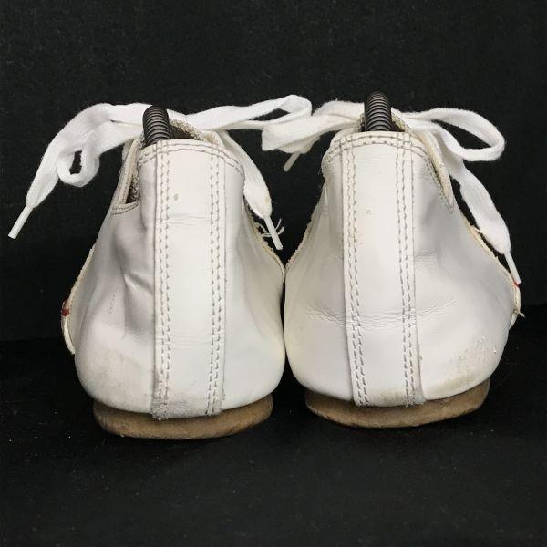 Mihara Yasuhiro Leather Canvas Sneakers Size 27.5 White Shoes Trainers(USED)