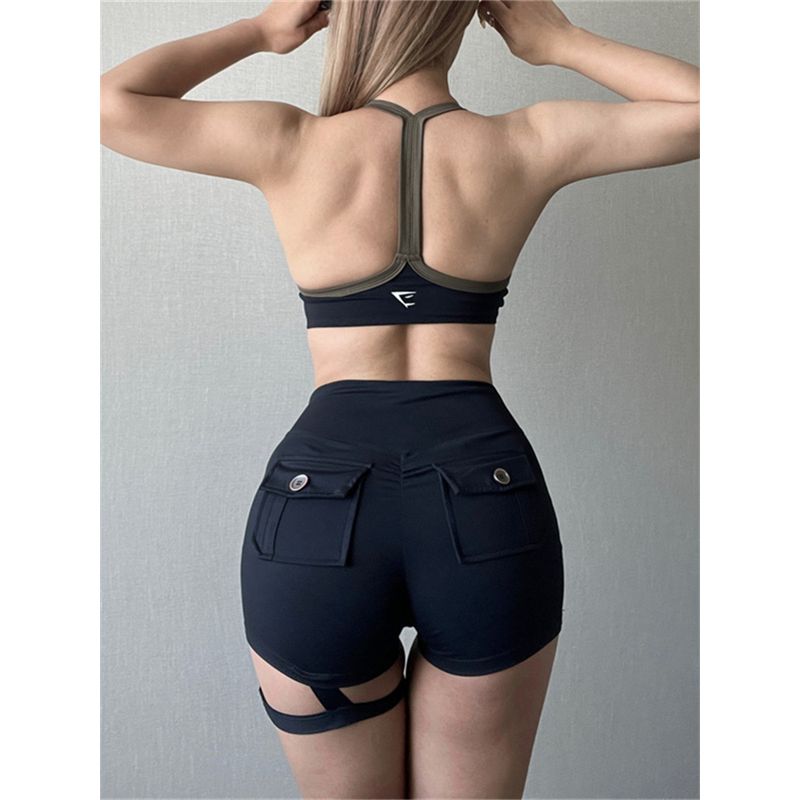 2025 New Arrival Fashion Workout Bra Female Yoga Sexy Quick-Drying Intimates Training Dance Sports Push up Bubble Wrap Play