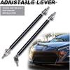 DREAMIZER 2× Universal Front Bumper Lip Support Splitter Rods Adjustable 8"-11" Strut Tie Bar Support Car Body Kit Support Rear Wing Strut Rod for