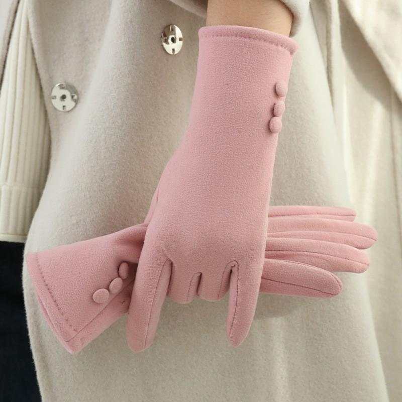 Windproof Touchscreen Gloves For Driving And Cycling, Winter Warmth, Student Thick Winter Fleece, Driving And Cycling In Winter.