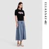 ELLASSAY Women's Embroidered Pullover Knit Top