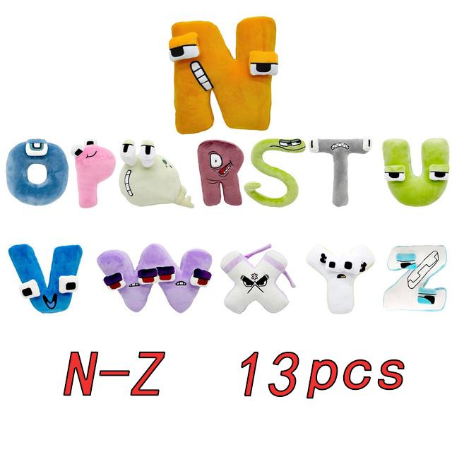 NOUVEAU Jouet en Peluche Alphabet Lore Personnage Poupée Kawaii Animaux en Peluche Jouets pour Enfants Cadeaux de Noël