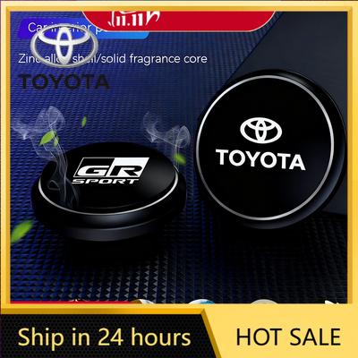 Toyota 2026 Neue Radkappen Auto Metall Lufterfrischer Festes Parfüm Rotierendes Aromatherapie Dekor Toyota Corolla Yar Autoaufkleber