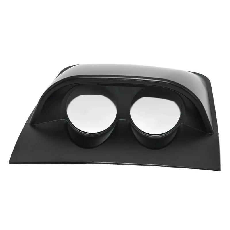 1PC 52mm Racing Dash Board Dual / Triple Gauge Pod Black / Carbon Fiber Color Gauge Pod Mount Holder