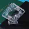 Rotatable Coin Container Box 3D Coin Protector Sleeves Gift Coin Display Case  Home Decoration