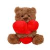 Interactive Heart Beart Stuffed Animal Doll Fluffy West Highland Dog Doll  Decoration Gifts