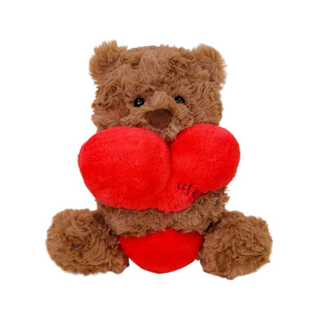 Interactive Heart Beart Stuffed Animal Doll Fluffy West Highland Dog Doll  Decoration Gifts