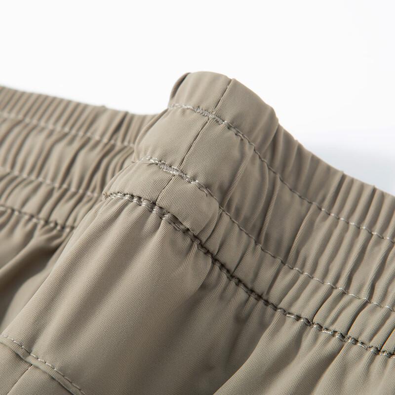 MONTAGUT Men's Ice Silk Drawstring Waist Casual Pants