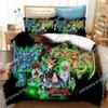 Anime Yu Gi Oh Duel Yugi Beding Set 3D Printed Suitable for Bedrom Soft Duvet Cover Set With Pilowcases Children Kids Home Textile
