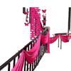 Red Wedding Wave Decoration: Elastic Silk Drapes for Stair Handrails and Indoor Ceilings