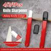 Mini Portable Knife Sharpener with Lid Metal Knife Pruning Sharpening Stone Multifunction Pocket Speedy Sharp Knife Sharpener