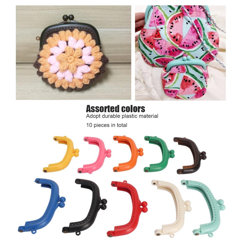 10pcs Light Weight Purse Clasp Frame 85mm/3.35in Coin Purse Frame Bag Clasp Lock For Sewing Craft