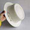 Vintage Pork Pie Hat For Men Wide Brim Felt Black Fedora Church Jazz Ribbon Trilby Panama Gangsters Caps Gentleman'S Style
