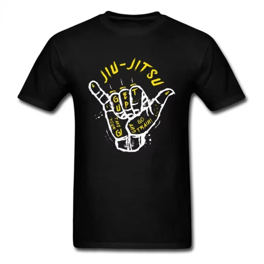 Für Jungs Kurzarm Tshirt Mit Tee-shirt Komfortable Cool T Shirts for Men Man Nur Tun Bjj Brazilian Jiu Jitsu Beliebten T-shirts